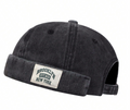 Men’s BROOKLYN 1631 Vintage-Style Newsboy Cap, Distressed Casual Flat Top Hat for Everyday & Streetwear