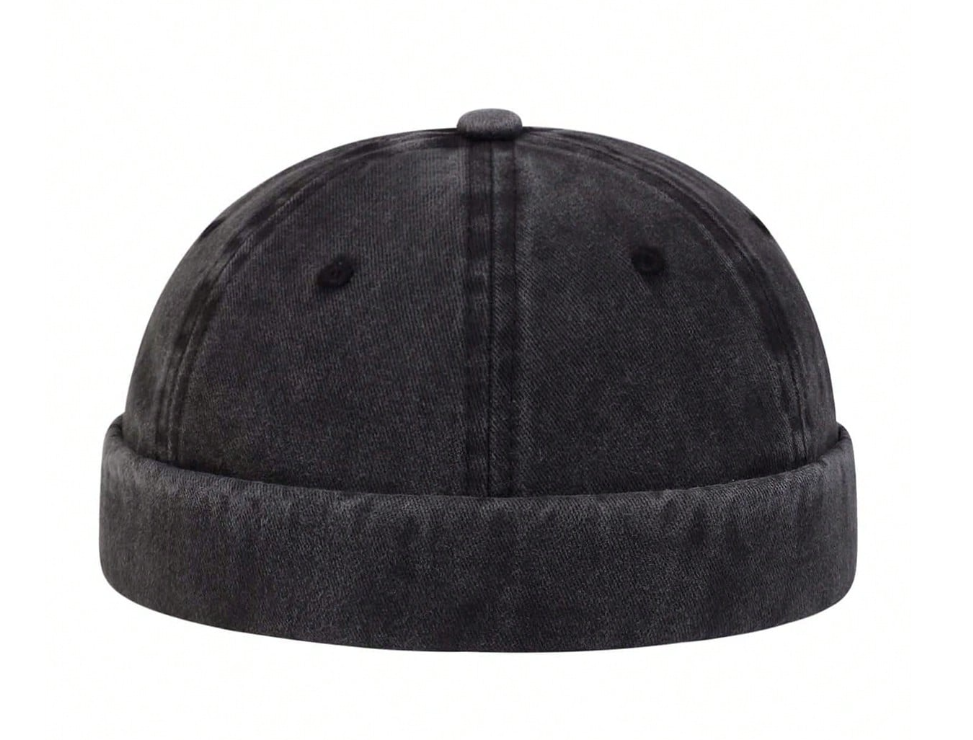 Men’s BROOKLYN 1631 Vintage-Style Newsboy Cap, Distressed Casual Flat Top Hat for Everyday & Streetwear