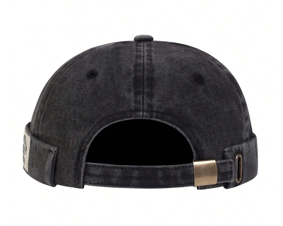 Men’s BROOKLYN 1631 Vintage-Style Newsboy Cap, Distressed Casual Flat Top Hat for Everyday & Streetwear