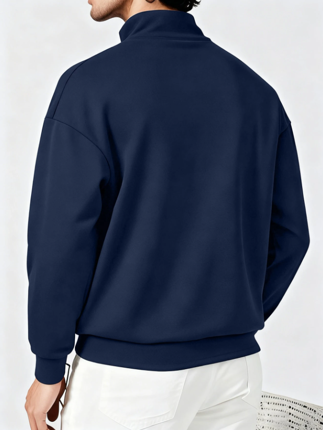 Trendy Men’s Casual Printed Hooded Jacket with Zipper (Fall/Winter Wear)