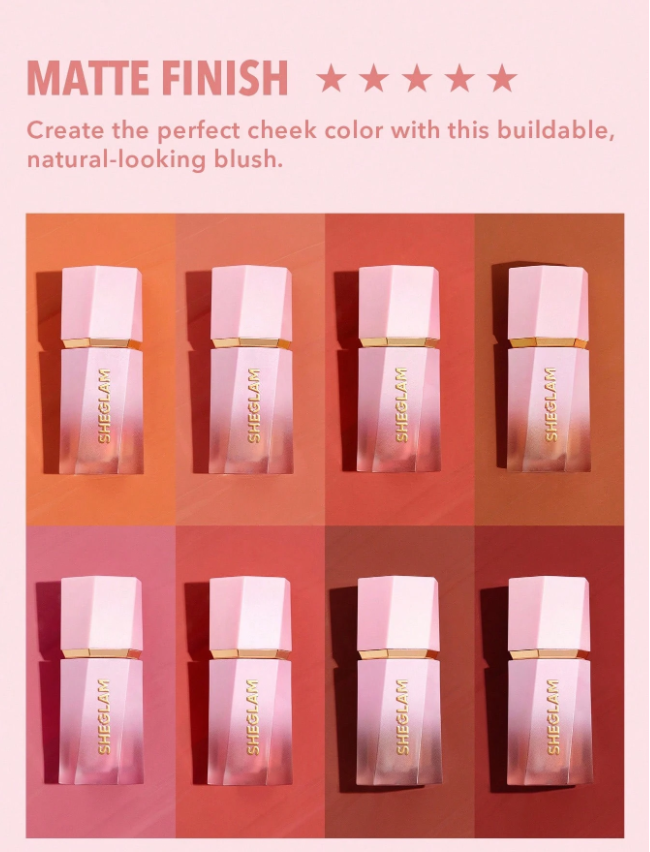 SHEGLAM Color Bloom Liquid Blush in Night Drive is a lightweight, waterproof blush with rich pigment and long-lasting, non-fading glow. Its pink-purple shade blends smoothly, perfect for daily wear, parties, and trendy Y2K looks.
