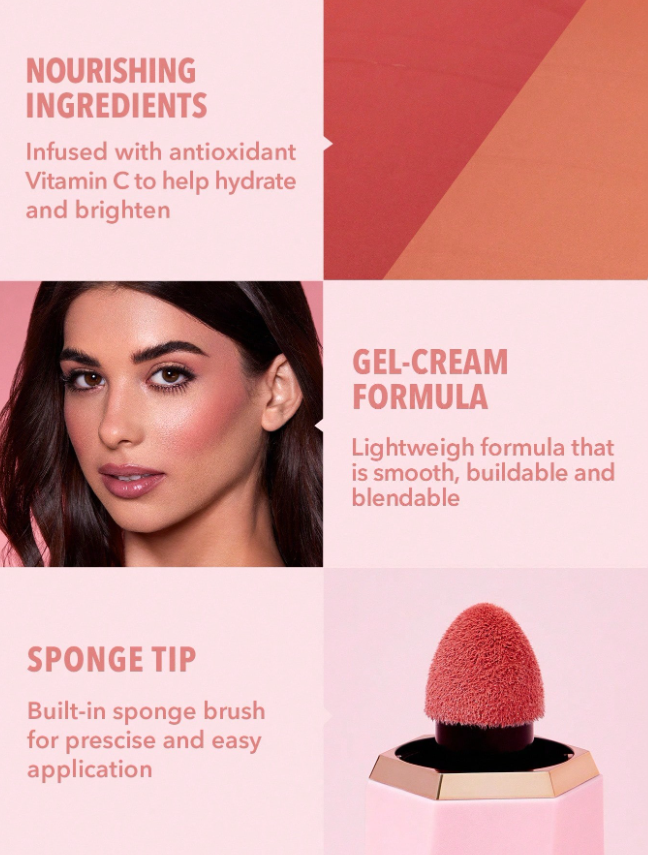 SHEGLAM Color Bloom Liquid Blush in Night Drive is a lightweight, waterproof blush with rich pigment and long-lasting, non-fading glow. Its pink-purple shade blends smoothly, perfect for daily wear, parties, and trendy Y2K looks.